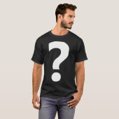 Zeichenkette für Interpunktionsfrage T-Shirt (Vorne ganz)