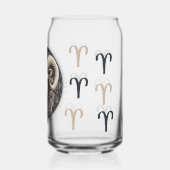 Zeichenkette für markante Bereiche Dosenglas (Rückseite)