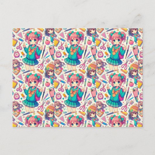 Zeichenkette Postkarte (Vorderseite)