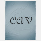 Zeichenketten-Backpack Fleecedecke (Vorderseite)