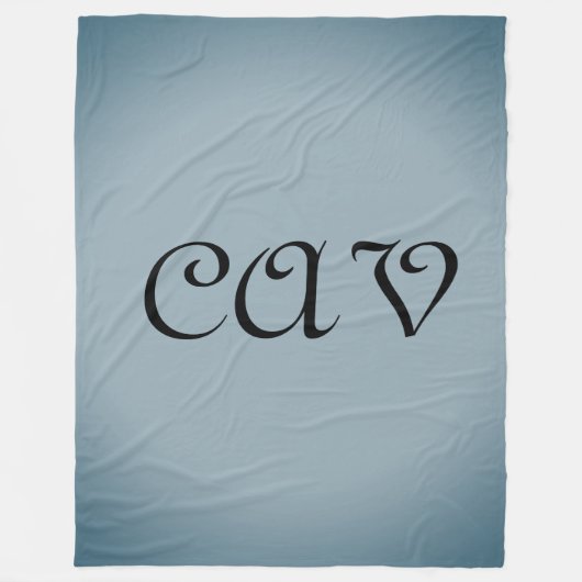 Zeichenketten-Backpack Fleecedecke (Vorderseite)