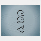 Zeichenketten-Backpack Fleecedecke (Vorderseite (Horizontal))