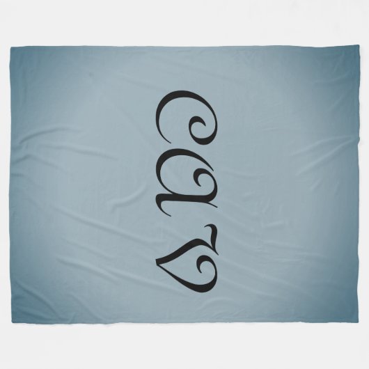 Zeichenketten-Backpack Fleecedecke (Vorderseite (Horizontal))