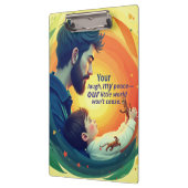 Zeichenketten-Backpack Klemmbrett (Links)