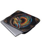 Zeichenketten-Backpack Laptopschutzhülle (Vorne Knopf)