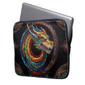 Zeichenketten-Backpack Laptopschutzhülle (Vorderseite Links)