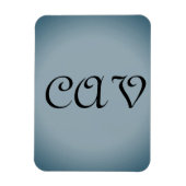 Zeichenketten-Backpack Magnet (Vertikal)