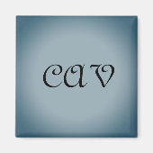 Zeichenketten-Backpack Magnet (Vorne)