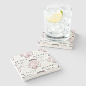 Zeichenketten-Backpack Notebook-Zwischenablage Gel Steinuntersetzer (Seitenansicht)