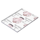 Zeichenketten-Backpack Notizblock (Linke Seite)