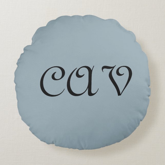 Zeichenketten-Backpack Rundes Kissen (Vorderseite)