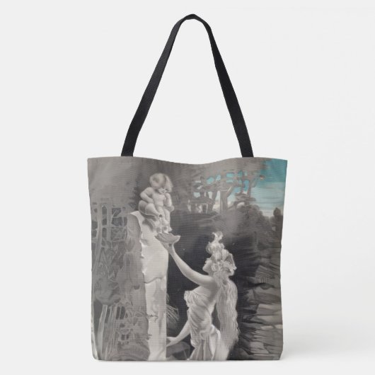 Zeichenketten-Backpack Tasche (Rückseite)