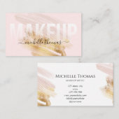 Zeichenketten für Künstlersignatur: Schwarz-Rosa-V Visitenkarte (Vorne/Hinten)