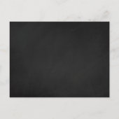 Zeichenketten-Hochzeiten speichern das Datum Ankündigungspostkarte (Rückseite)