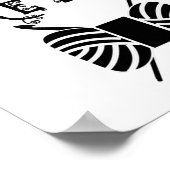 Zeichenketten Hübsch machen - Garne und Handwerksk Poster (Ecke)