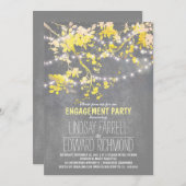 Zeichenketten-niedliche und extravagante Verbindun Einladung (Vorne/Hinten)