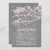 Zeichenketten-niedliche und extravagante Verbindun Einladung (Vorne/Hinten)