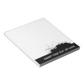 Zeichenketten-Notepad Notizblock (angewinkelt)