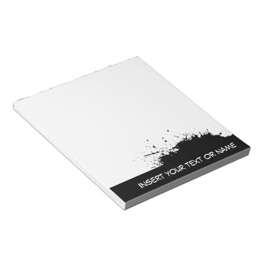 Zeichenketten-Notepad Notizblock (angewinkelt)