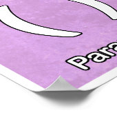 Zeichenketten-Rasterplakat Poster (Ecke)