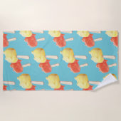 Zeichenketten Strandtuch (Vorderseite)