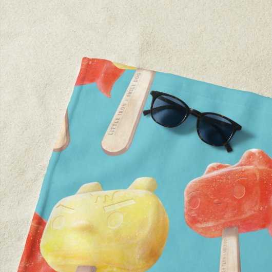 Zeichenketten Strandtuch (Beispiel)