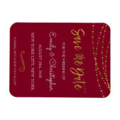 Zeichenketten und Skripte Save the Date Magnet (Horizontal)