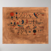 Zeichenketten von Wassily Kandinsky Poster (Vorne)