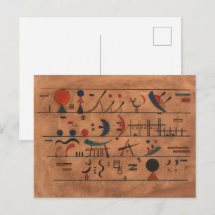 Zeichenketten   Wassily Kandinsky   Postkarte