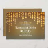 Zeichenkettenleuchten SPEICHERN Save The Date (Vorne/Hinten)