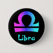Zeichenknöpfe für Libro-Horoskop Button (Vorderseite)