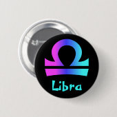 Zeichenknöpfe für Libro-Horoskop Button (Vorne & Hinten)