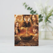 Zeichenkollage 2 postkarte (Stehend Vorderseite)