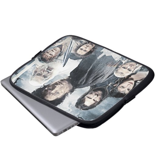 Zeichenkollage 3 laptopschutzhülle (Vorne Knopf)