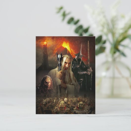 Zeichenkollage 4 postkarte (Stehend Vorderseite)