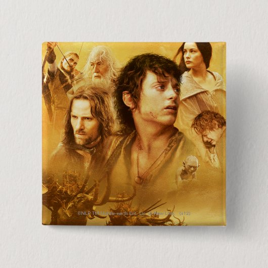 Zeichenkollage Button (Vorderseite)