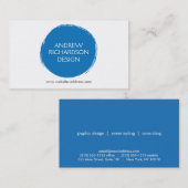 ZEICHENLOGIK IN BLAU VISITENKARTE (Vorne/Hinten)