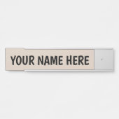 ZEICHENNAME TÜRSCHILD (Vorderseite )