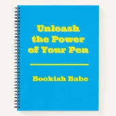 Zeichennotetaking Journal für Autoren Notizblock (Vorderseite)