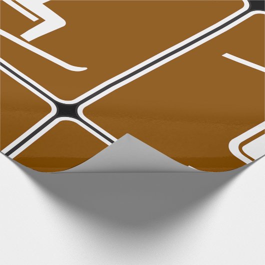 Zeichenpapier für Sesselbahn Geschenkpapier