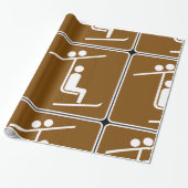 Zeichenpapier für Sesselbahn Geschenkpapier (Ungerollt)