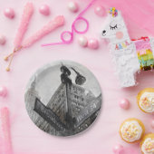 Zeichenpapier-Teller für die Breitengrabecke - NYC Pappteller (Party)