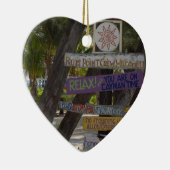 Zeichenpost Rum Point Grand Cayman Keramikornament (Rechts)