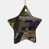 Zeichenpost Rum Point Grand Cayman Keramikornament (Rechts)