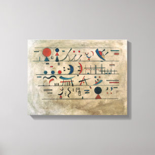 Zeichenreihen, 1931 leinwanddruck