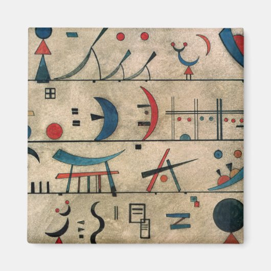 Zeichenreihen, 1931 magnet (Vorne)