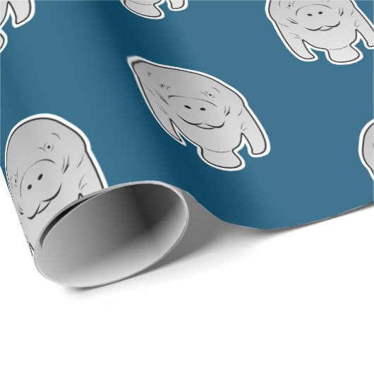 Zeichensatz für das Manateymbol zur Abbildung Geschenkpapier (Rolleneckpunkt)