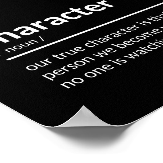 Zeichensatz Poster (Ecke)