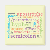 Zeichensetzung II Magnet (Vorne)