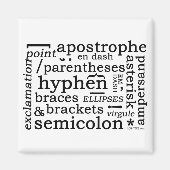 Zeichensetzung Magnet (Vorne)